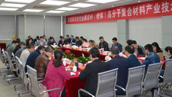 安徽省金屬漿料(粉體)高分子復合材料產業(yè)聯(lián)盟技術交流會